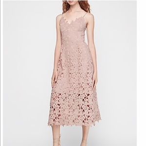 Express floral lace midi dress NWT Small